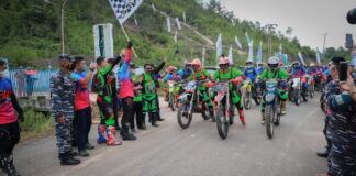 Bupati M Nizar Lepas Peserta Trabaser Jelajah Alam Lingga Trail Adventure