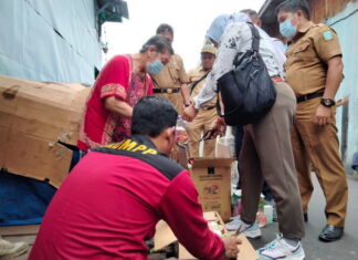 DKUMPP Anambas Bersama BPOM Batam Musnahkan Barang Kadaluwarsa Hasil Sidak