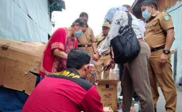 DKUMPP Anambas Bersama BPOM Batam Musnahkan Barang Kadaluwarsa Hasil Sidak