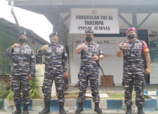 Motivasi Semangat dan Moril Prajurit, Komandan Lanal Tarempa Laksanakan Safari Posal