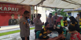 Polres Natuna Terus Bergerak Bawa Program ‘Nasi Kapau’ Jangkau Pulau-pulau