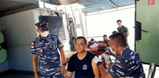 Kebut Vaksinasi Maritim, Lanal Ranai Sasar Prajurit KRI dan Masyarakat