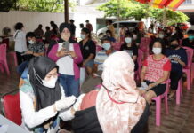 Masyarakat Kota Tanjungpinang Antusias Serbu Gerai Vaksinasi Presisi Polres Tanjungpinang