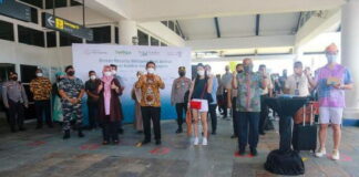 Gubernur Ansar Sambut Wisman Perdana di Bintan Dengan Skema Travel Bubble