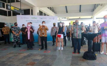 Gubernur Ansar Sambut Wisman Perdana di Bintan Dengan Skema Travel Bubble