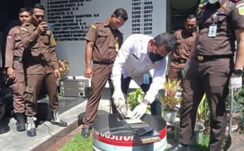 Kacabjari Tarempa Musnahkan Barbuk Sudah Inkrah