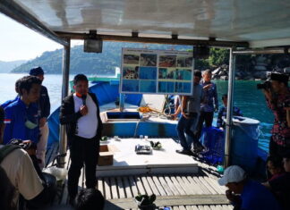 Tinjau Terumbu Karang Buatan, Wabup Anambas Apresiasi Peran HNSI Jaga Ekosistem Laut