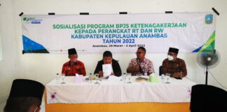 BPJS Ketenagakerjaan Tanjungpinang Sosialisasi Program Kepada RT – RW di Anambas