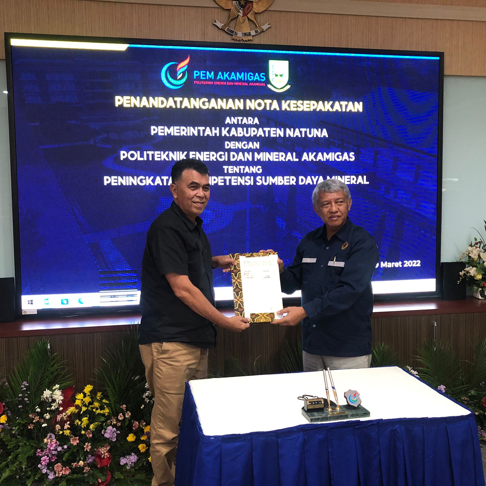 Bupati Teken Nota Kesepakatan Dengan PEM Akamigas