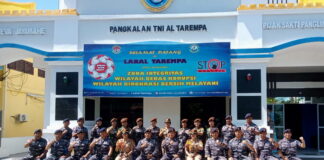 Lanal Tarempa Terima Kunjungan Danguspurla Koarmada I dan 10 Taruni Akademi TNI Angkatan Laut