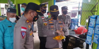 Polsek Bintan Timur Pantau Ketersedian Bahan Pokok di Pasar