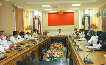 Kunjungan Kerja Kepala Kantor Regional XII BKN Pekanbaru ke Kabupaten Natuna