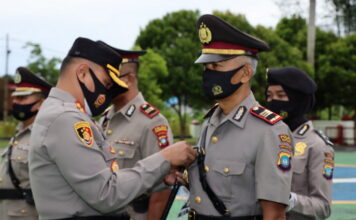 Kapolres Natuna Pimpin Sertijab Kabag SDM, Kasat Narkoba dan 3 Kapolsek