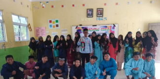 HNSI Lingga Berbagi Kecerian di Bulan Ramadhan Bersama Anak SMP Negeri 007 Senayang