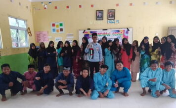 HNSI Lingga Berbagi Kecerian di Bulan Ramadhan Bersama Anak SMP Negeri 007 Senayang