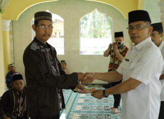 Bupati Asahan Kunjungi Masjid Nurul Huda Desa Sukadamai