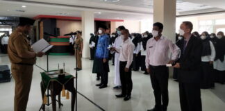 Bupati Anambas Ambil Sumpah 143 CPNS dan PPPK