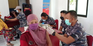 Balai Kesehatan Lanal Ranai Berikan Layanan Vaksinasi di Bulan Suci Ramadhan