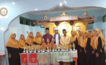 Camat Senayang Tutup Lomba Dalam Rangka Peringatan Malam Nuzul Qur’an