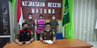 Dugaan Korupsi APBDes, Kejari Natuna Tahan Mantan Plt Kades Cemaga Selatan
