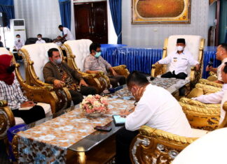 Bupati Lampura Terima Kunjungan Satgasus Dana PEN Pangan dan Migor