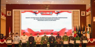 Lingga Terima Penghargaan MCP Tertinggi 2021 dari KPK