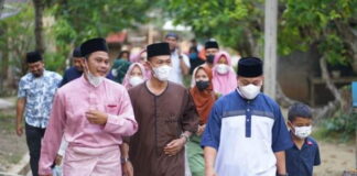 17 Ramadhan, Bupati Lingga dan Rombongan Gelar Safari Ramadhan di Dusun Tekoli Desa Pulau Batang