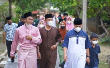 17 Ramadhan, Bupati Lingga dan Rombongan Gelar Safari Ramadhan di Dusun Tekoli Desa Pulau Batang