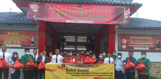 Rutan Kelas II B Menggala dan Awak Media Bersinergi Bagikan Sembako