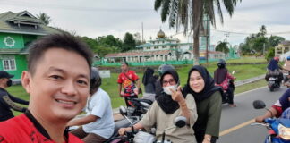 SAC dan IOF Pengcab Lingga Berbagi Takjil