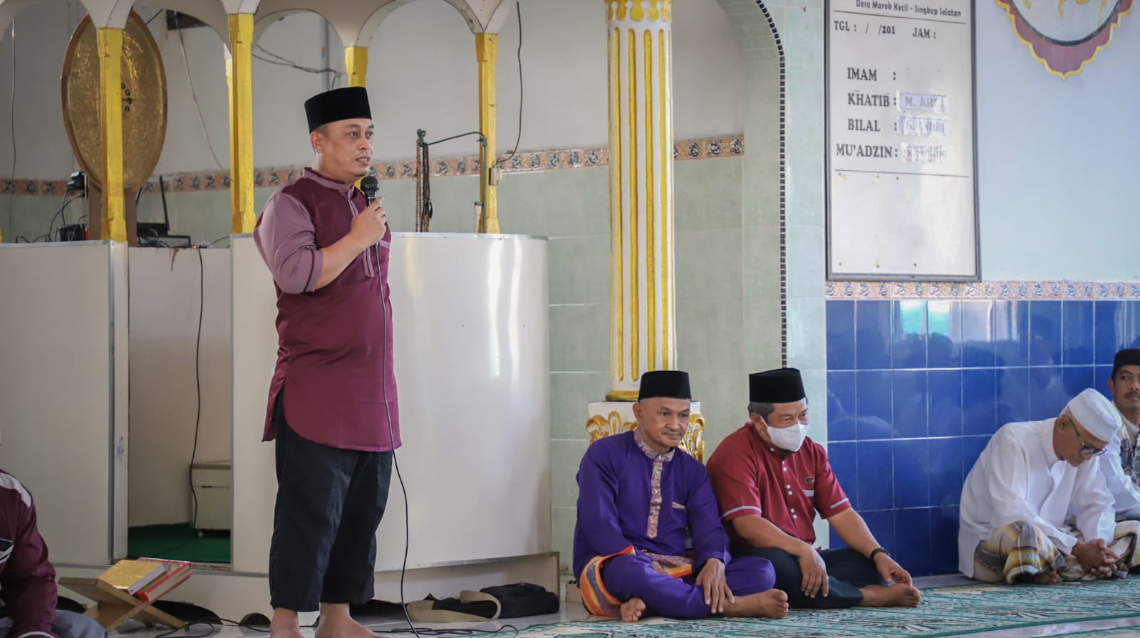 Safari di Desa Marok Kecil Nizar Ungkap Masih Banyak Pembangunan Yang Harus di Gesa