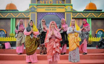 Sukseskan MTQ Ke IX, DPRD Lingga Ekspose Pemakaian Tudung Manto