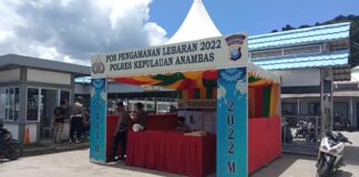Polres Anambas Dirikan Pospam Lebaran
