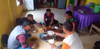 Babinsa Kopda Hafit Heriadi Jalin Komsos Dengan Warga Binaan