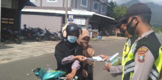 Ciptakan Situasi Kondusif, Polsek Daik Lingga Berikan Imbauan Harkamtibmas