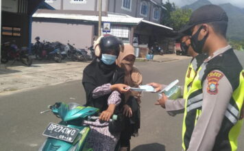 Ciptakan Situasi Kondusif, Polsek Daik Lingga Berikan Imbauan Harkamtibmas