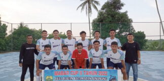 Tampil Perdana, Tim Futsal Benaung Fc Menang Telak