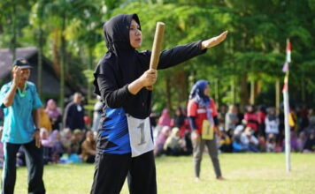 Turnamen Bola Kasti Antar OPD, Diskominfo Lingga Kalahkan Dinas Sosial