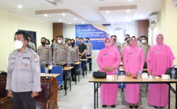 Peduli Kesehatan, Polres Lingga Mengikuti Sosialisasi BPJS Secara Virtual