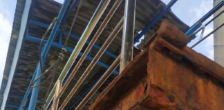 Pelabuhan Domestik Antar Pulau Kecamatan Katang Bidare Rusak, Ancam Keselamatan Pengguna