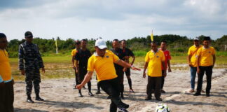 Berlangsung Meriah, Camat Buka Turnamen Sepak Bola HKMB 2022