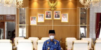 Bupati Lampura Ikuti Upacara Harkitnas Ke-114 Secara Virtual