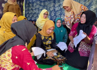 Dekranasda Natuna Berkomitmen Majukan Pengrajin Batik Pengadah