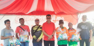 BPJS Tenaga Kerja Serahkan Bantuan Sembako Untuk 30 Tenaga Kebersihan