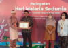 Hadiri Peringatan HMS di Mandalika, Wabup Natuna Terima Sertifikat Eliminasi Malaria