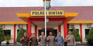 Kapolres Bintan Sambut Kunjungan Tim Peneliti Lemdiklat Polri