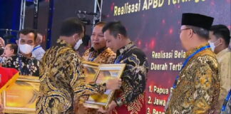 Realisasi Belanja APBD Tertinggi, Pemprov Kepri Terima Penghargaan dari Mendagri