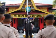 Kapolresta Tanjungpinang Terima 50 Siswa Latja