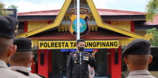 Kapolresta Tanjungpinang Terima 50 Siswa Latja