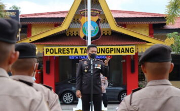 Kapolresta Tanjungpinang Terima 50 Siswa Latja
